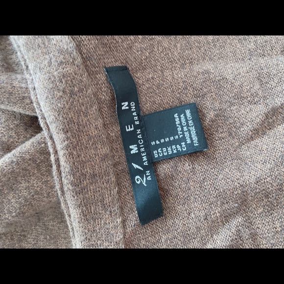 F21 Mens knit cardigan - Picture 4 of 5